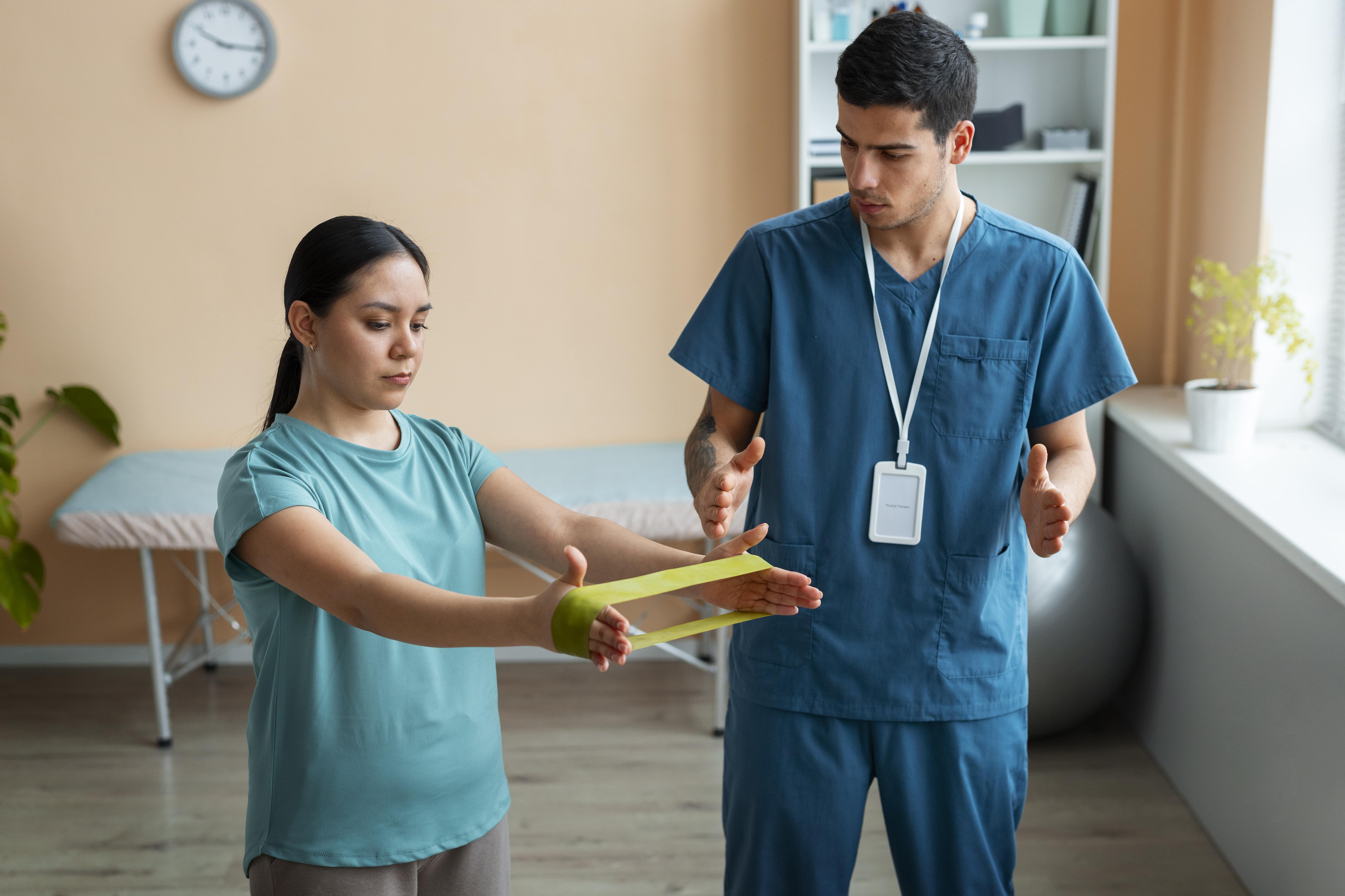 Physiotherapy & Rehabilitation illustration